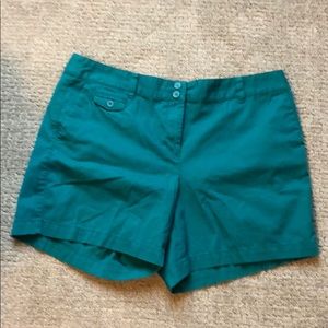Green shorts